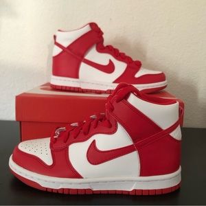Nike Dunk High GS “Championship Red” Size 4y | 5.5 Women